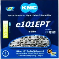 KMC - E101 EPT - Chaîne Pour Vélo électrique - 112 Mailllons